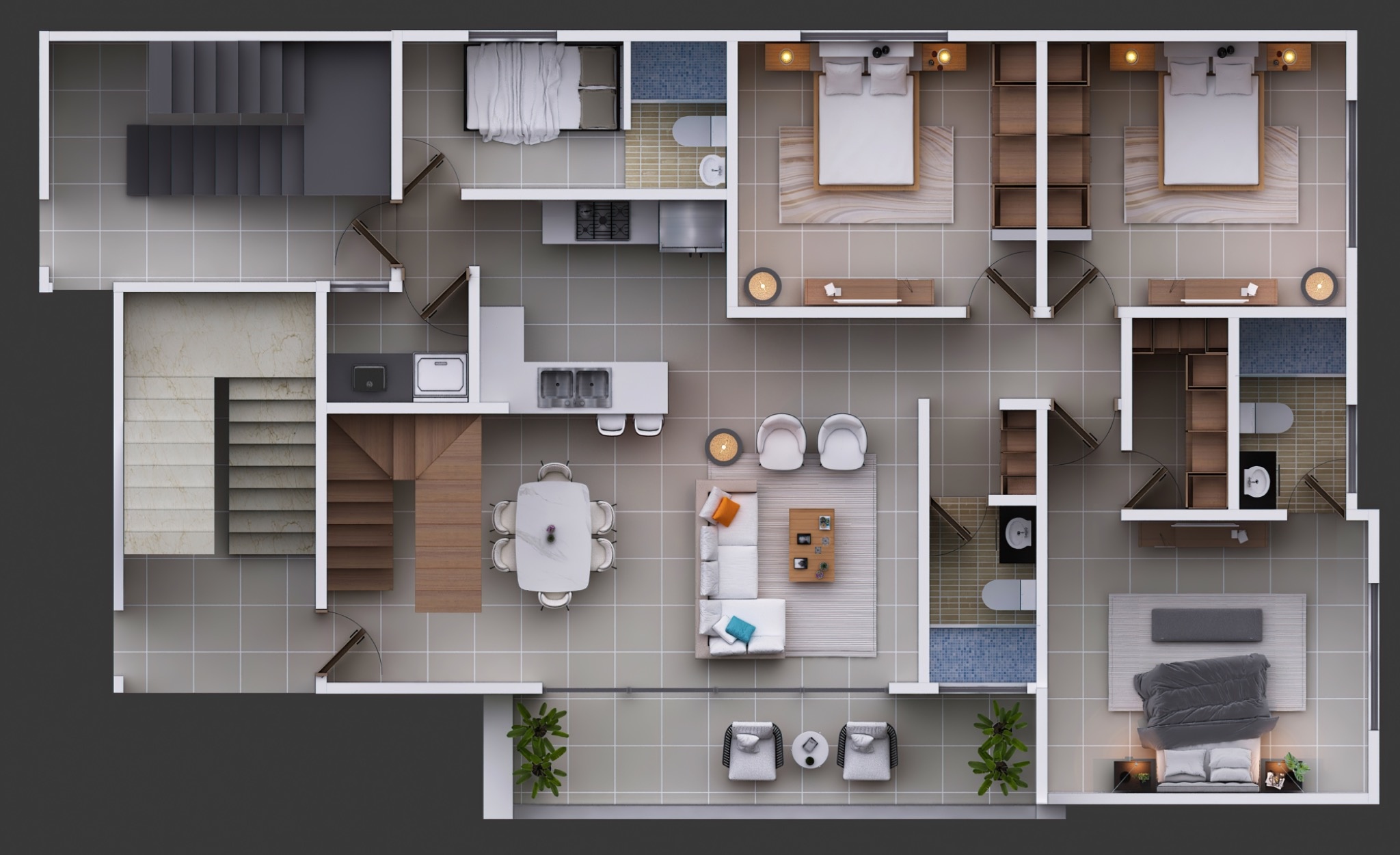 apartamentos - Apartamento 4HAB en Residencial Azure  6