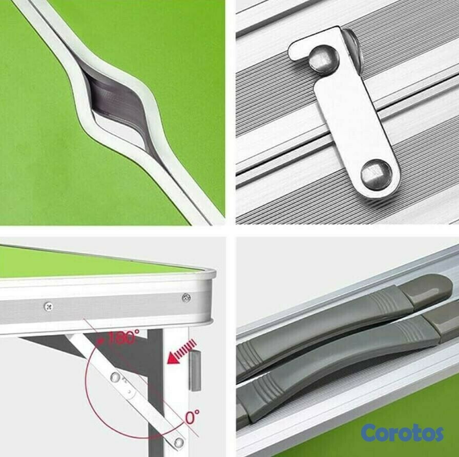 electrodomesticos - Mesa Plegable para exterior con 4 bancos plegables 3