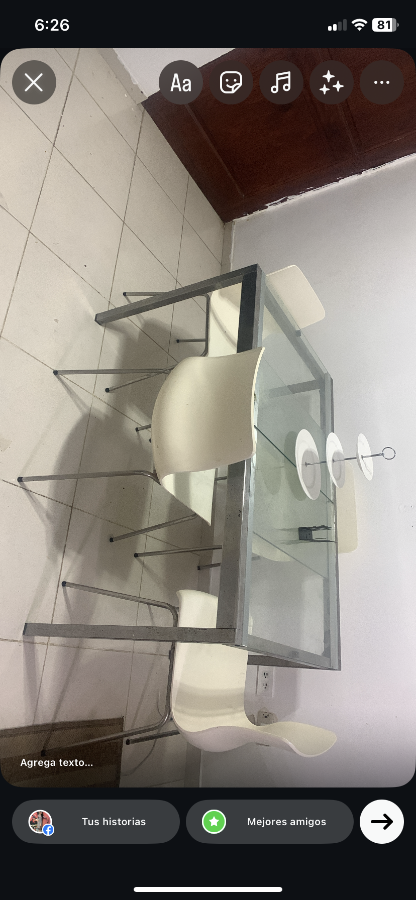 muebles y colchones - Comedor de 4/6 sillas  1
