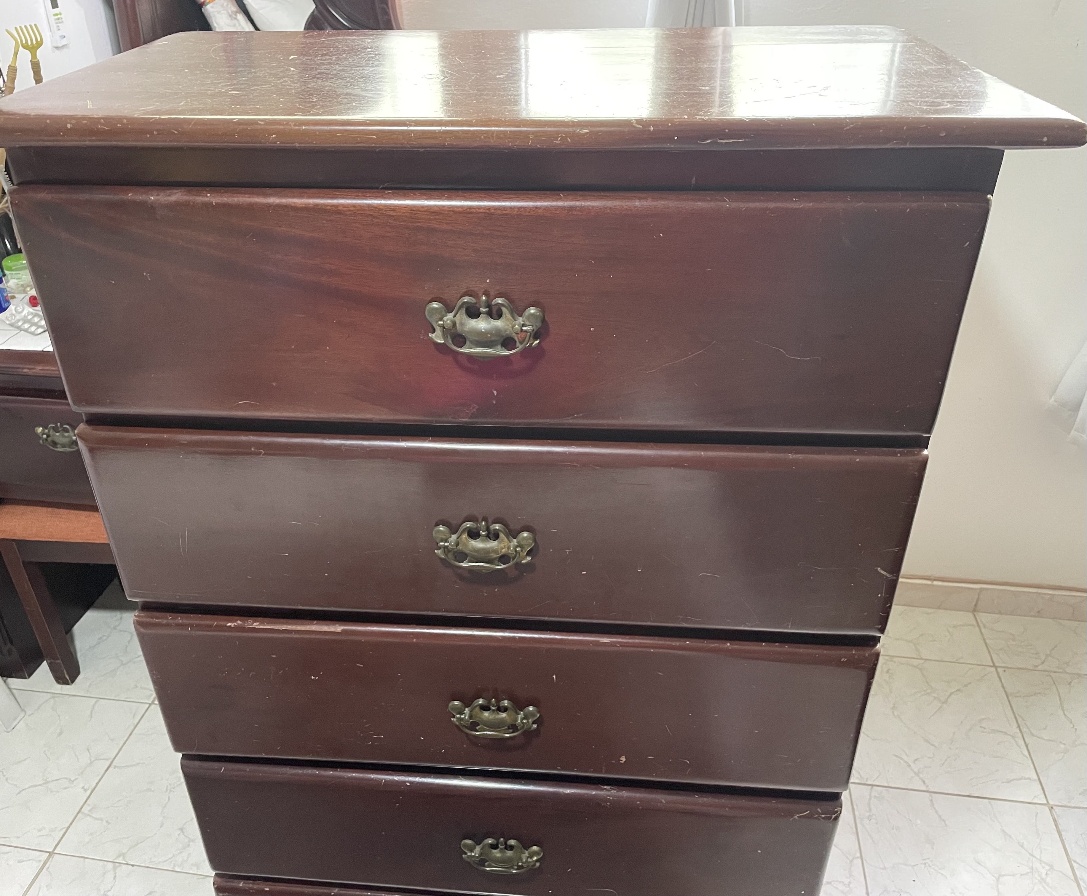 muebles y colchones - Gavetero 100% Caoba 2