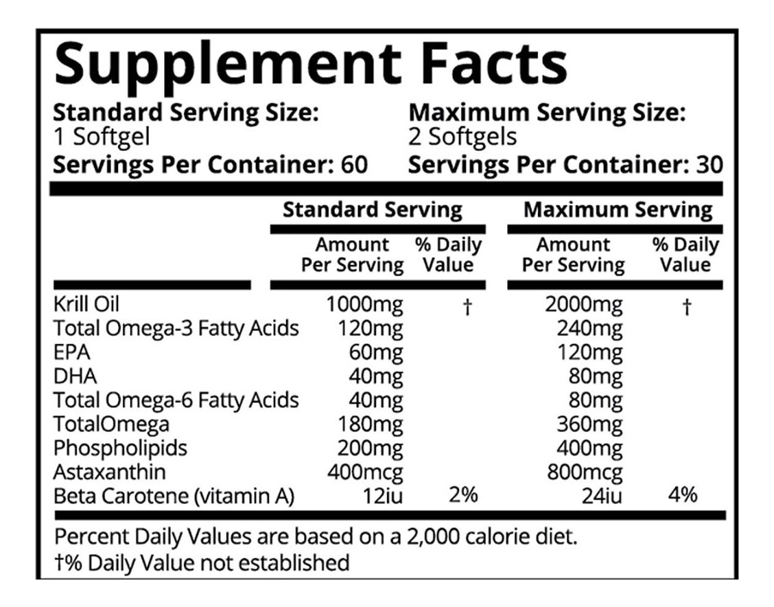 Salud y Equipamiento Médico - Aceite Krill 1000mg Purity Labs - - Unidad A $4665 1