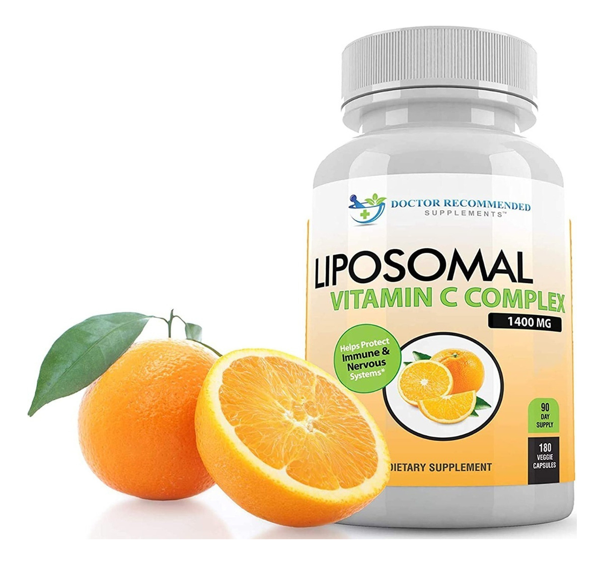 Salud y Equipamiento Médico - Vitamina C 180 Caps Doctor Rec - U - Unidad A $1382 0