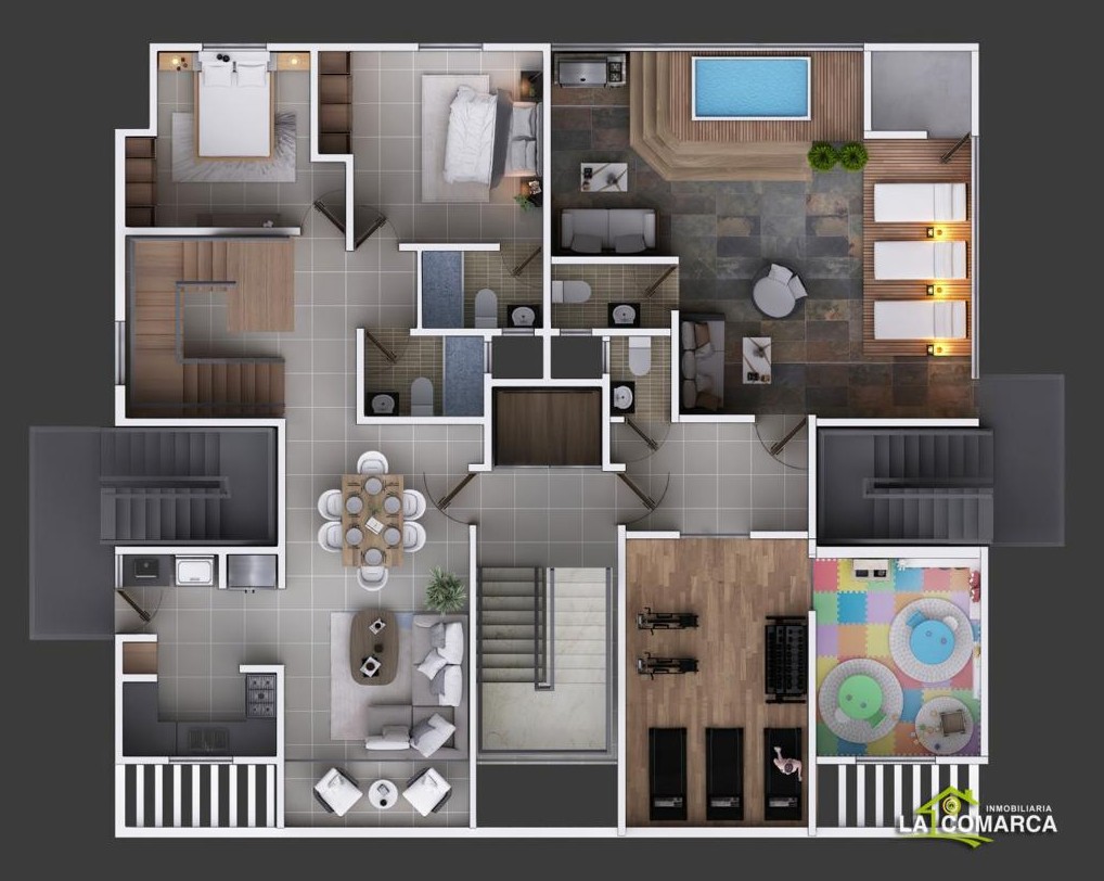 apartamentos - Hermoso Apartamento en Venta en Santiago 8