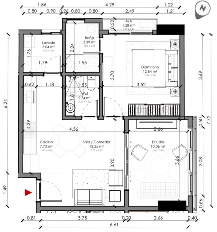apartamentos - Proyecto de apartamentos en Evaristo Morales 6