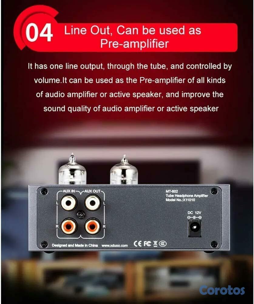 camaras y audio - Xduoo MT-602 Amplificador de tubos doble 6J1 Clase 4