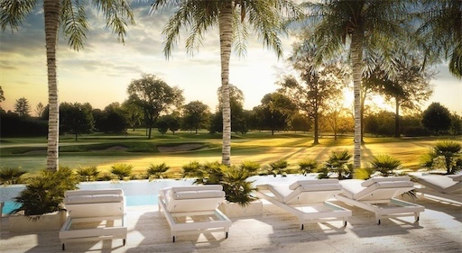 casas vacacionales y villas - Venta de villas de lujo en Juan dolio frente a campo de golf cerca de playa  5