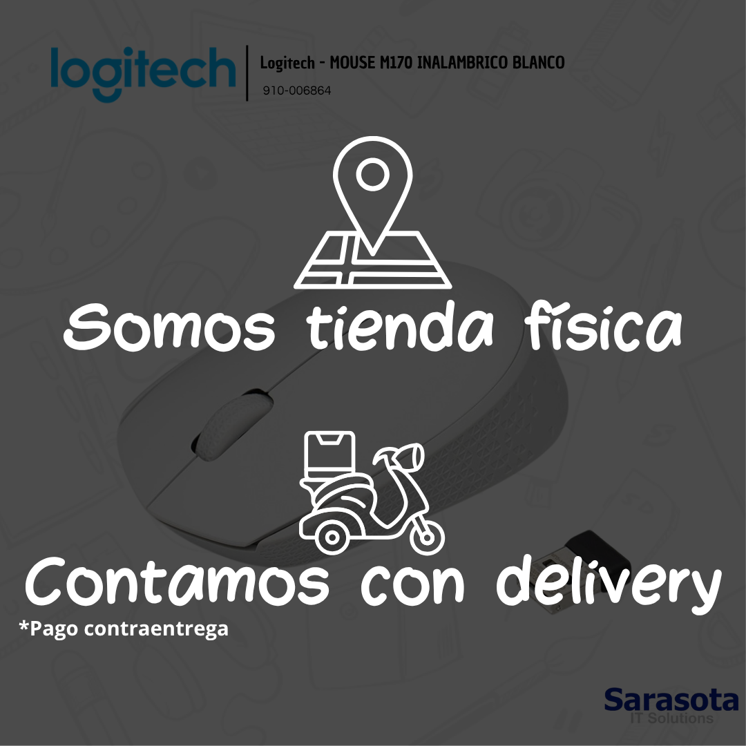 accesorios para electronica - Logitech - MOUSE M170 INALAMBRICO BLANCO 1