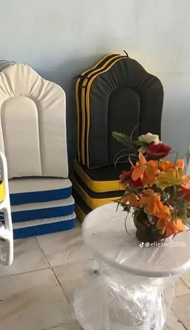 muebles y colchones - se vende cojines para tu mesedora en fibra de vidrio nuevo 5