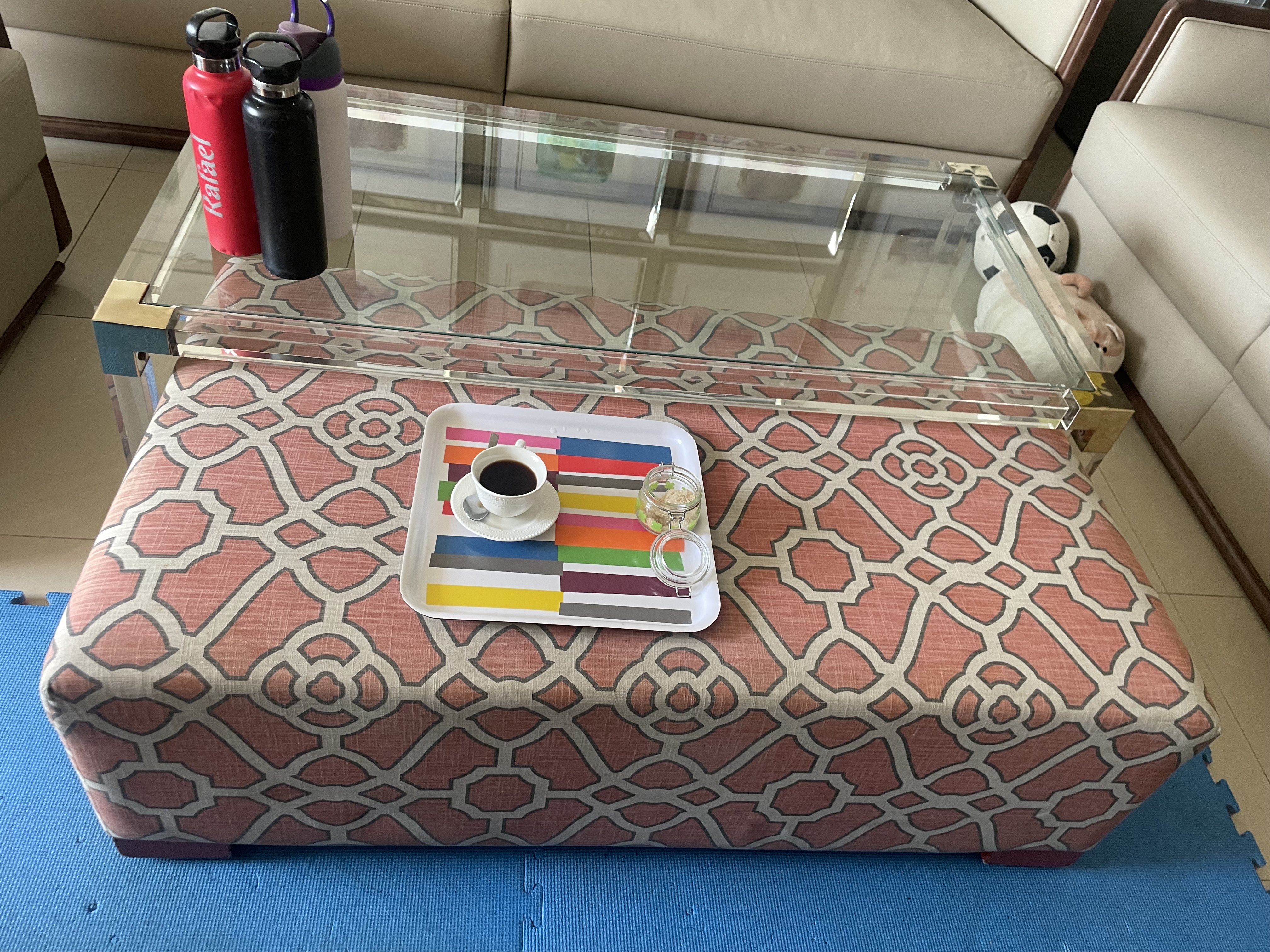 muebles y colchones - Mesa de centro 2 en una  2