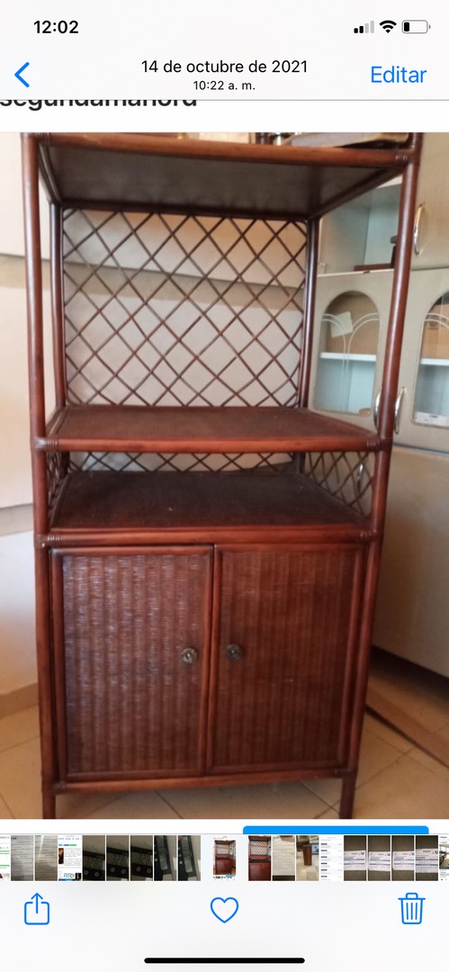 muebles y colchones - Estante mimbre 8000 0