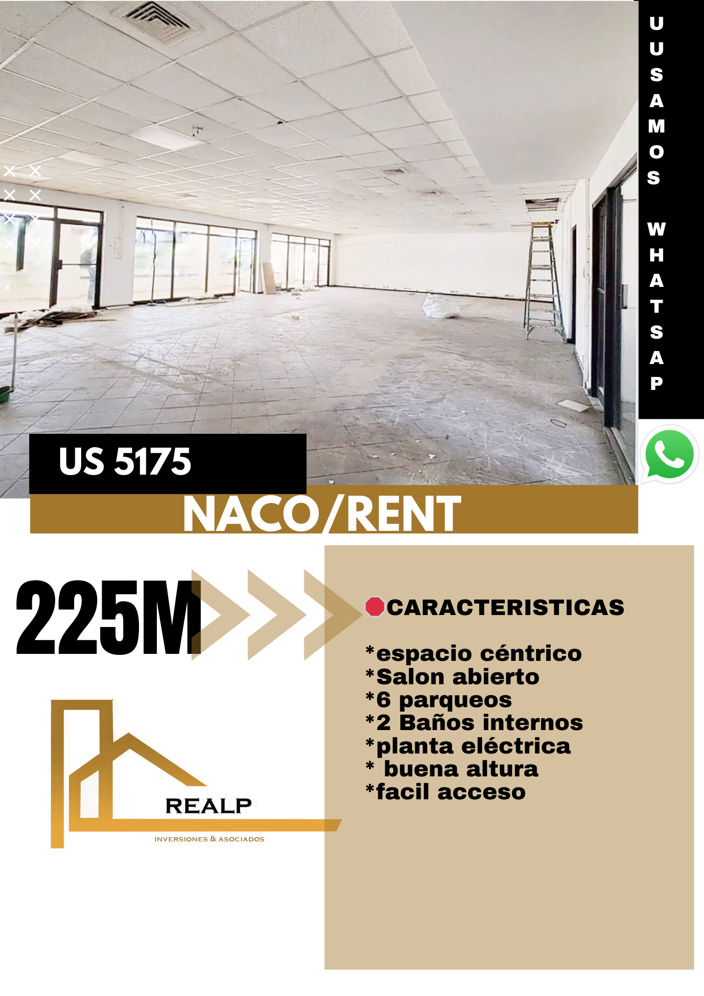 oficinas y locales comerciales - Local céntrico en Naco