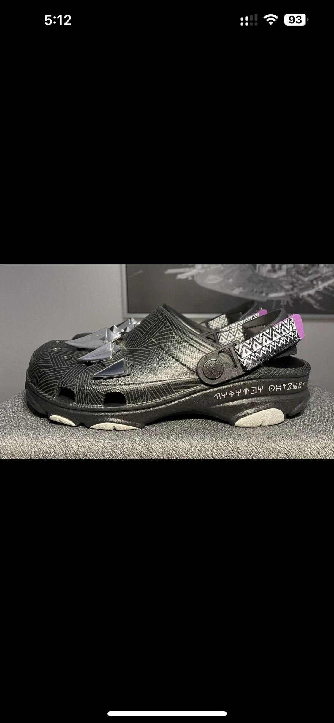 zapatos para hombre - Crocs All-Terrain x Marvel Black Panther Classic Size: 7 hombre 2