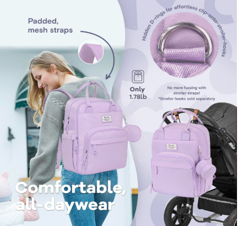 accesorios - Mochila pañalera nueva-Impermeable 4