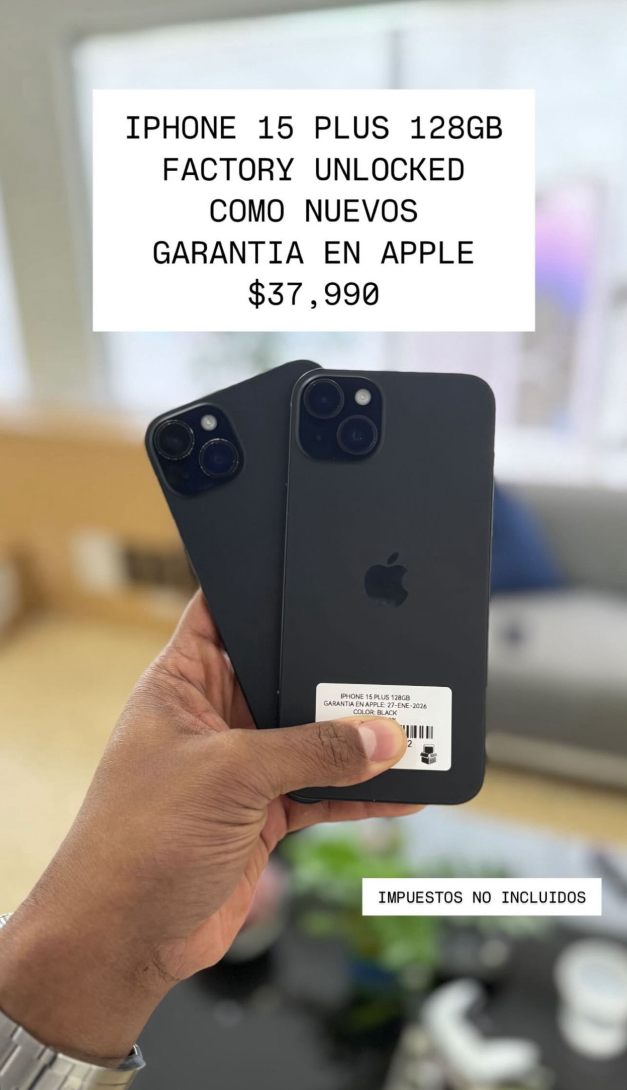 celulares y tabletas - IPHONE 15 PLUS 