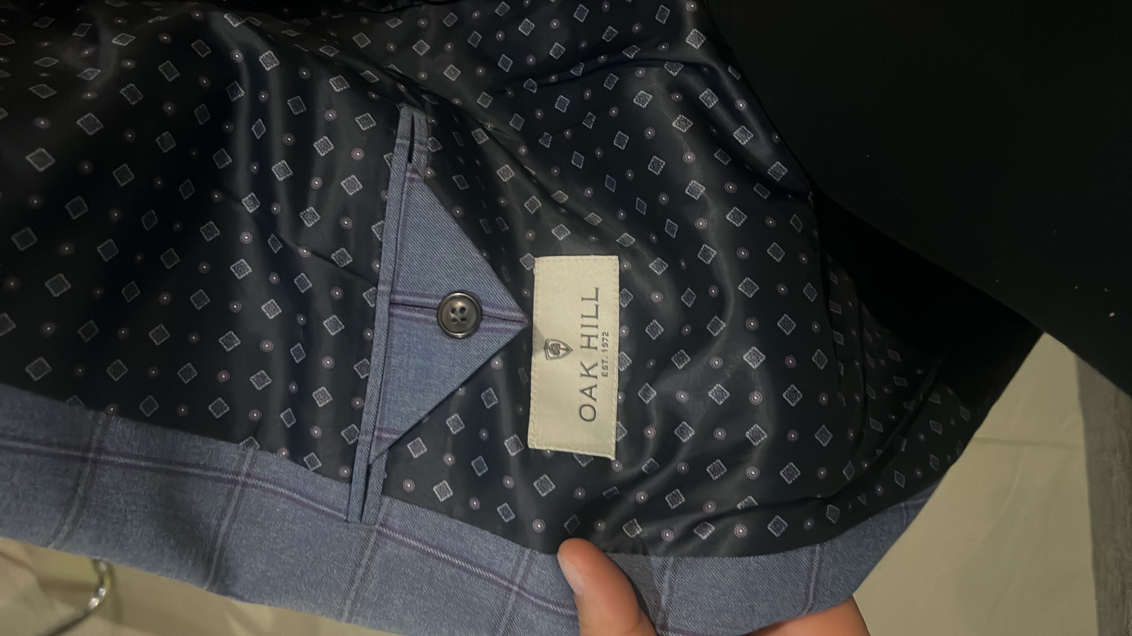 ropa para hombre - Trajes marca Oak hill y 1 Ralph Lauren.
Size grandes 3xl 4xl 8