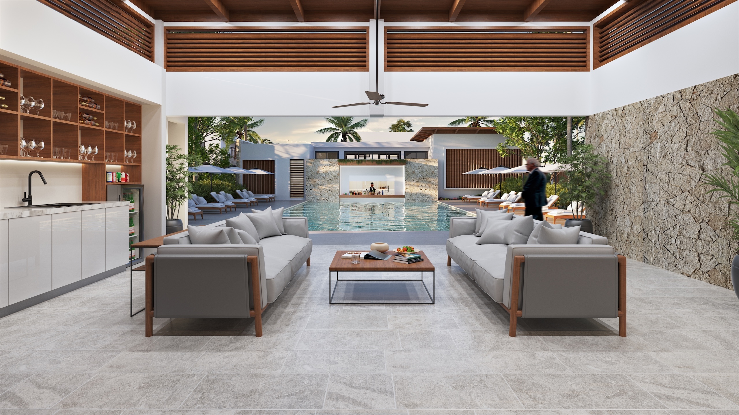 casas vacacionales y villas - Venta de Villa en punta cana con piscina a precio de oferta reserva con 1000 usd 4