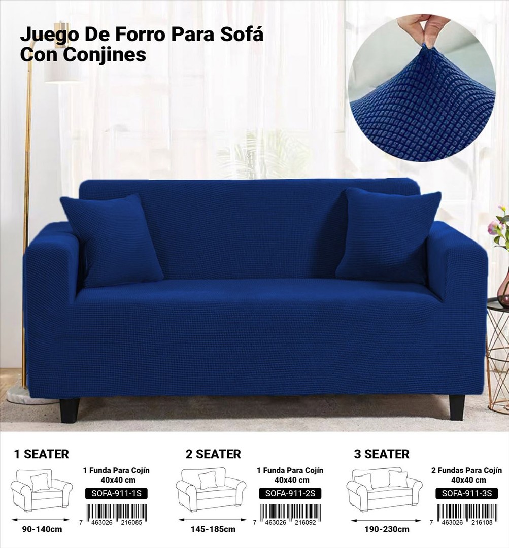 muebles y colchones - FORROS DE MUEBLES EN OFERTA ESPECIAL CON FORRO DE COJIN GRATIS.

 2