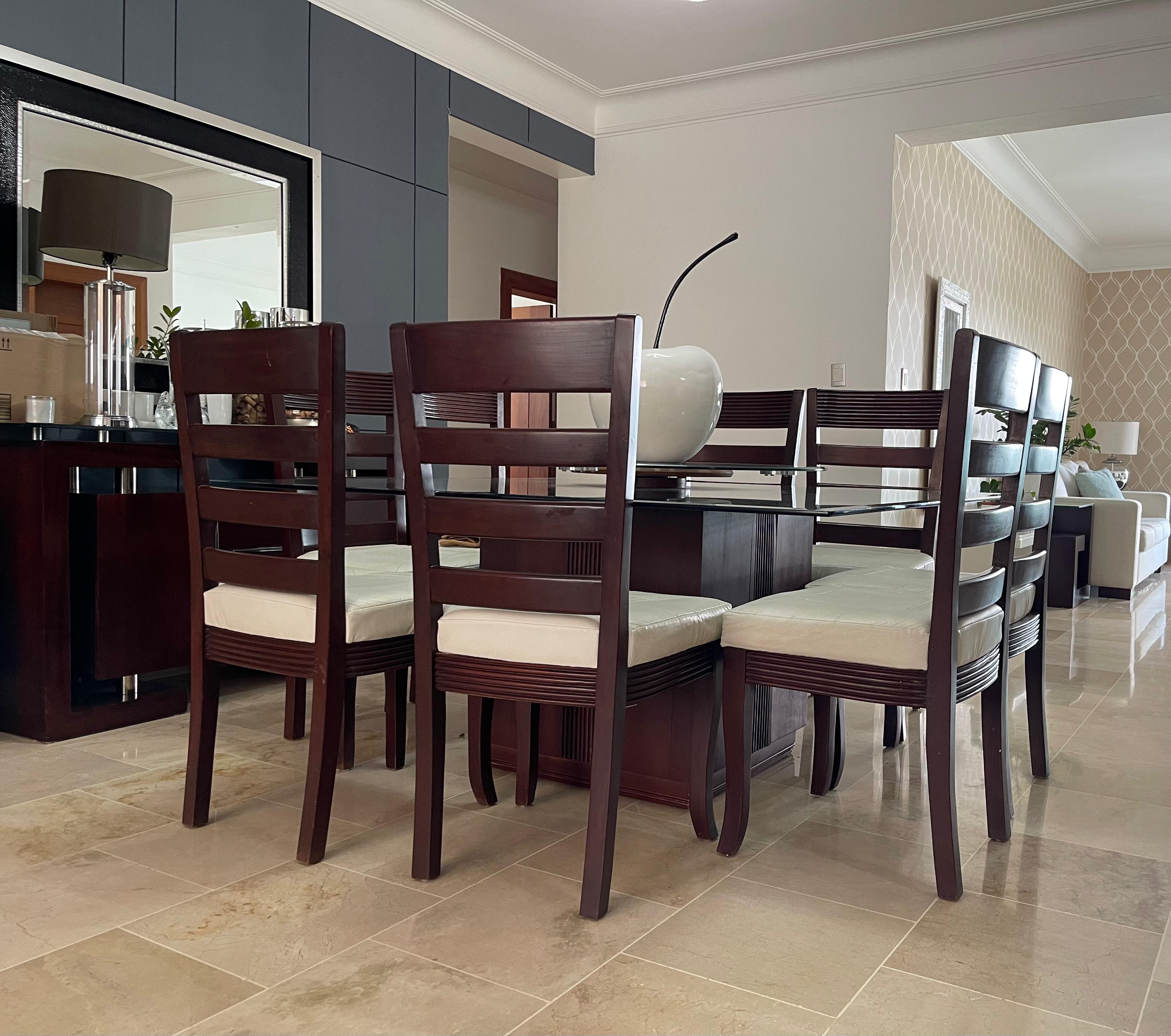 muebles y colchones - COMEDOR DE 8 SILLAS 1