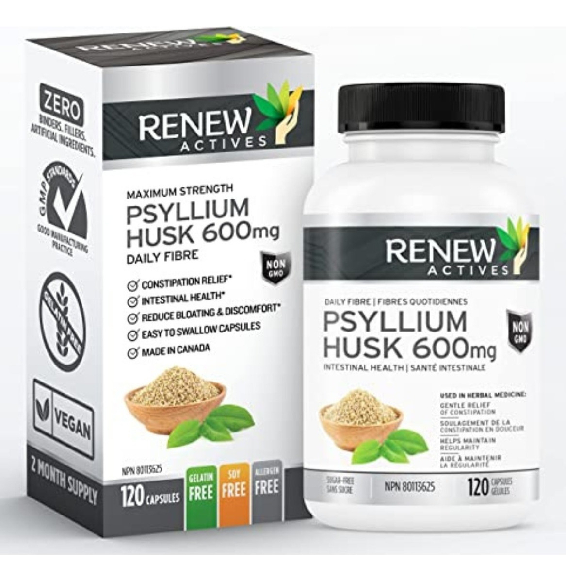 Salud y Equipamiento Médico - Renew Actives Psyllium 600mg 0