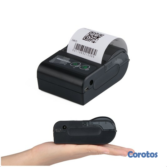 impresoras y scanners - Impresora de 58 mm termica con bluetooth y USB recargable
 3