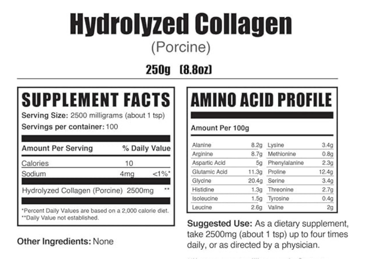 Salud y Equipamiento Médico - Colágeno 2500 Mg 250 Gramos 1