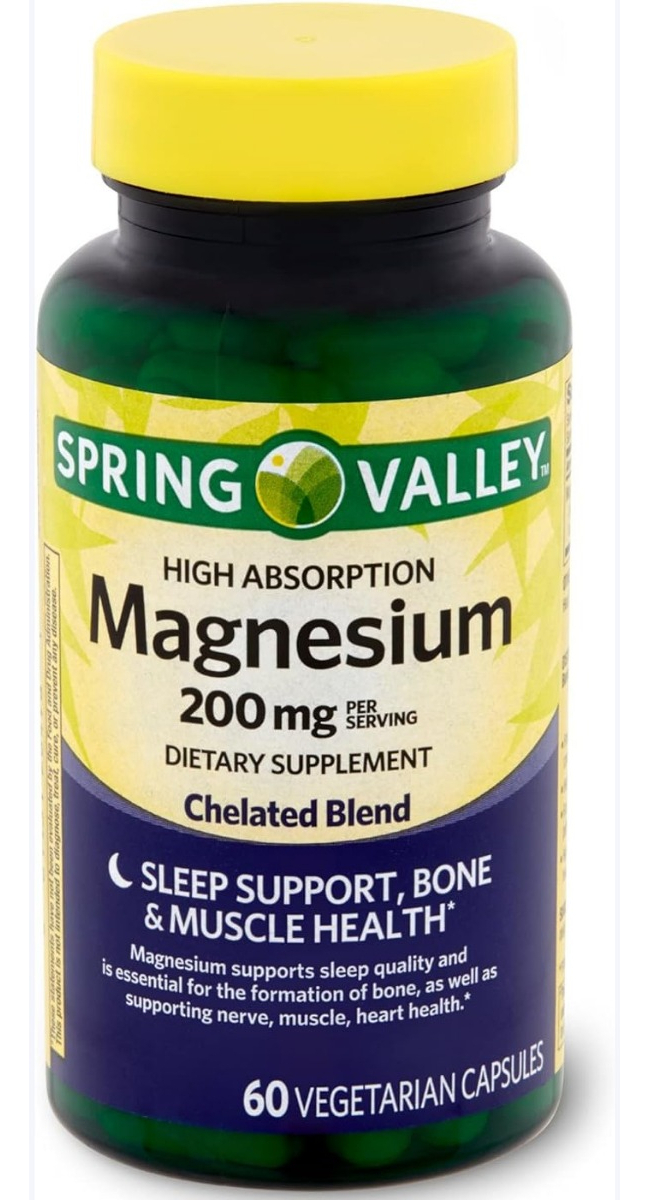 Salud y Equipamiento Médico - Magnesio 200mg - 60 Capsulas - Uni - Unidad A $2732 0
