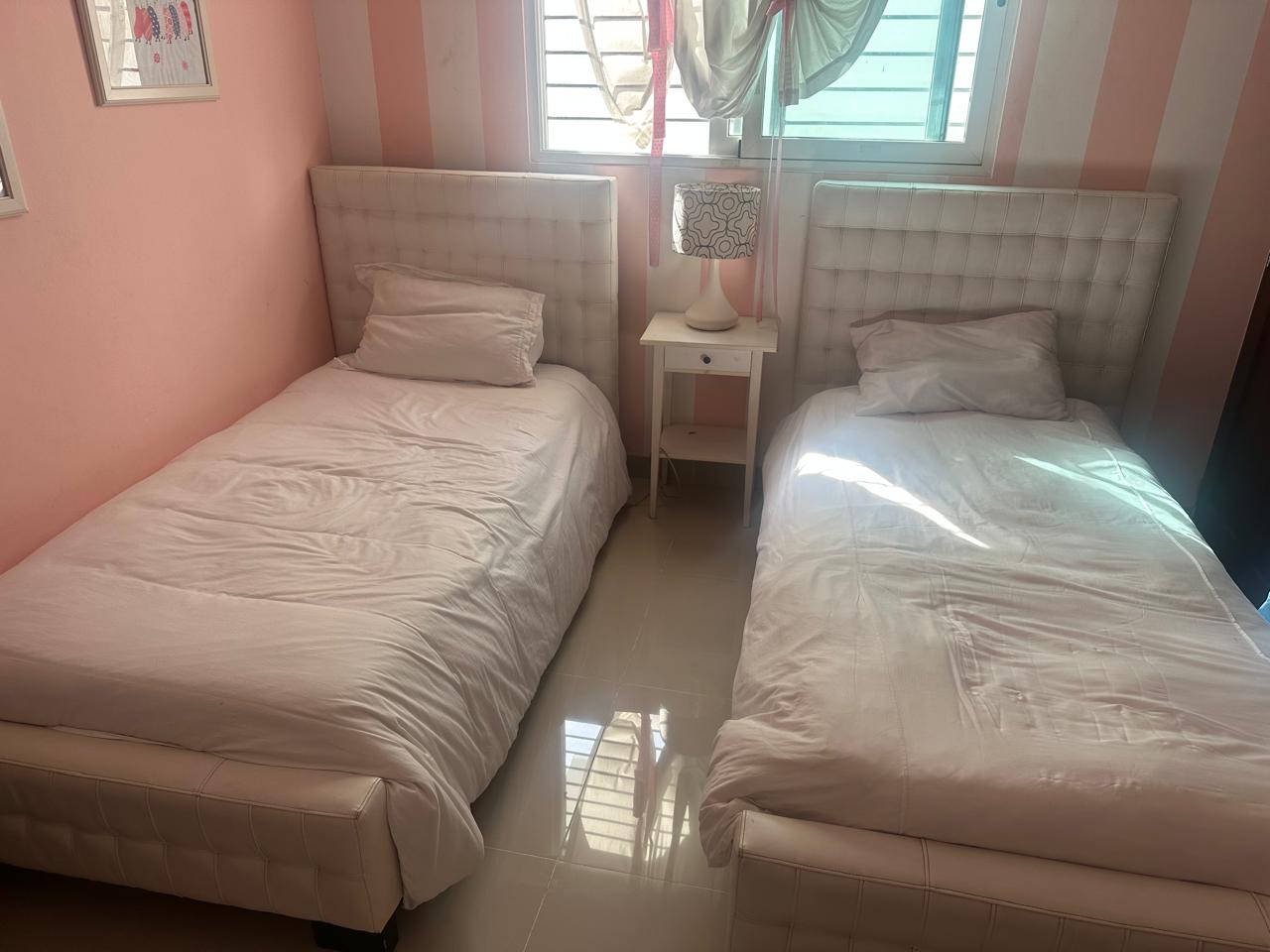 muebles y colchones - Juego de 2 camas twin 