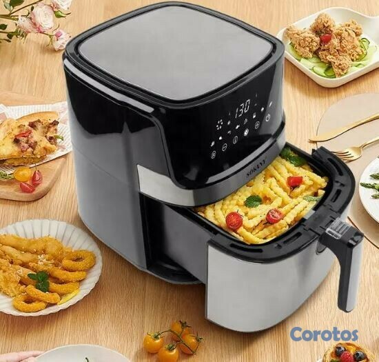 electrodomesticos - Freidora de aires air fryer digital de 8 litros smart wifi y app tuya smart  3