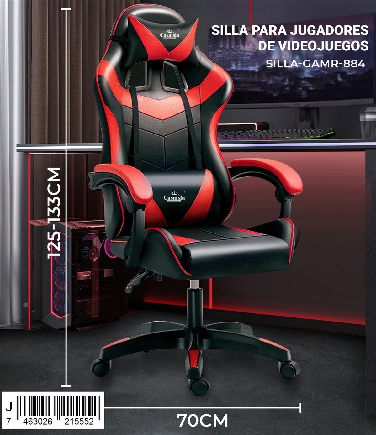 electrodomesticos - silla gamer  0