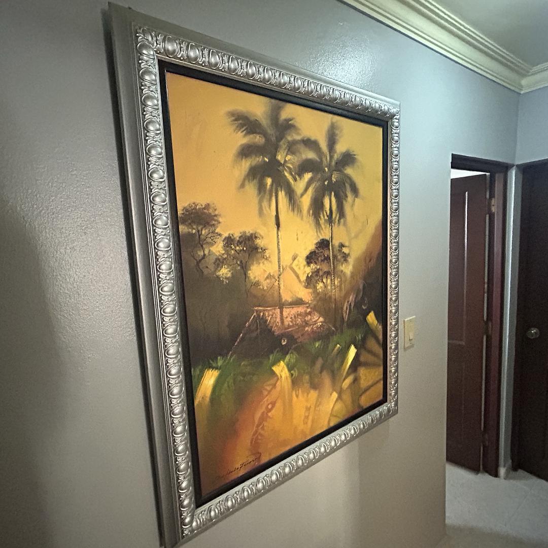 decoración y accesorios - Vendo pintura Porfirio Ferrer 47.5 x 38 pulgadas  0