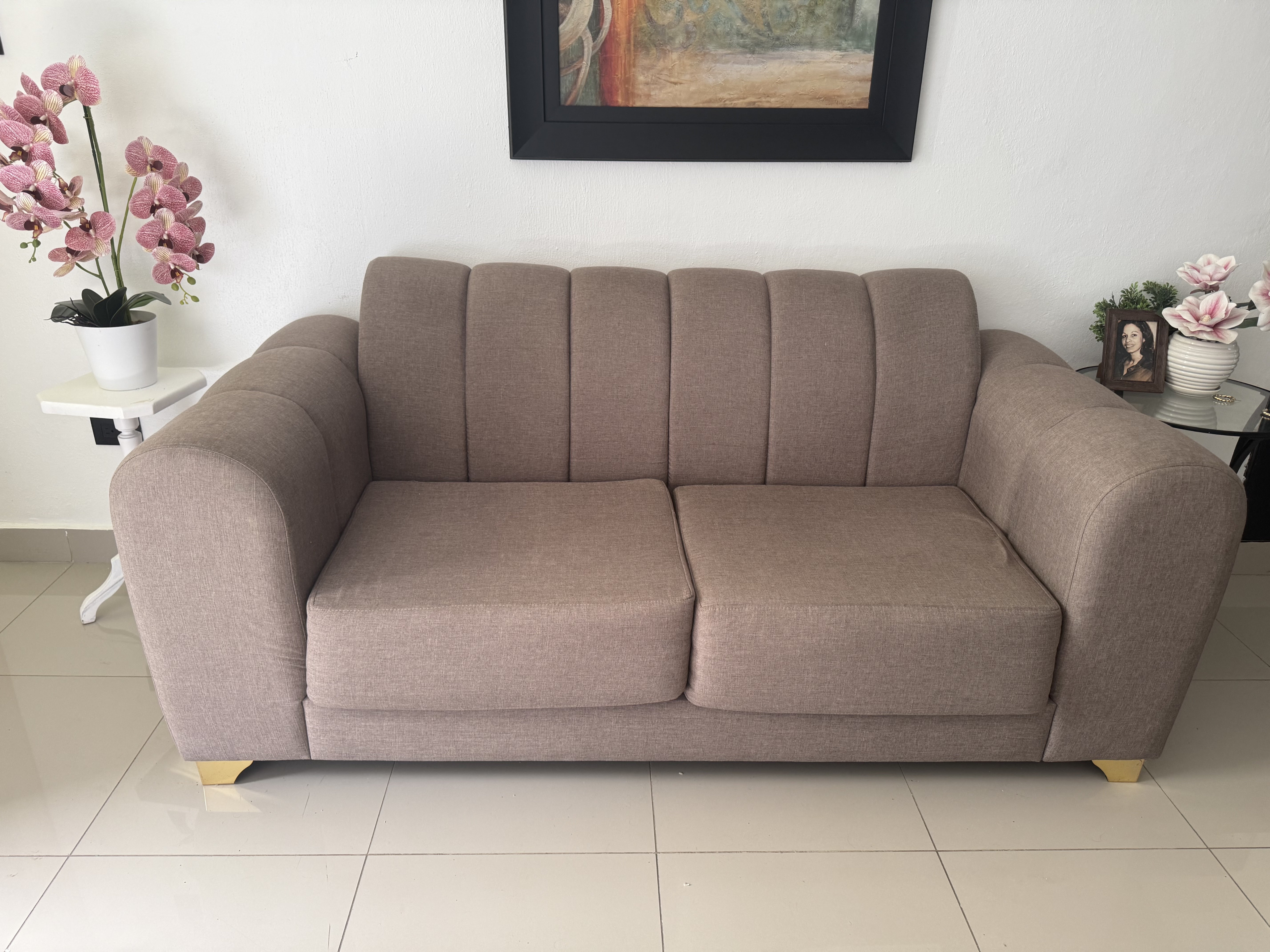 muebles y colchones - Mueble/ Sofá dos espacios 
