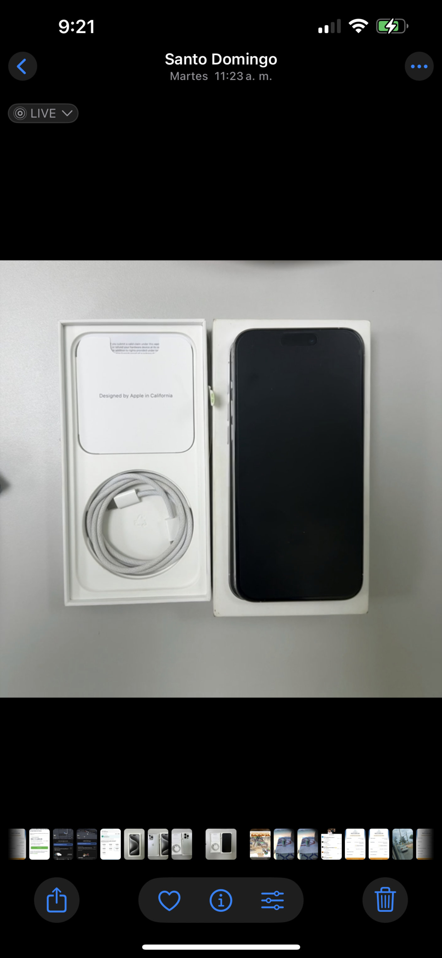 celulares y tabletas - IPhone 15 Pro Max 256Gb  2