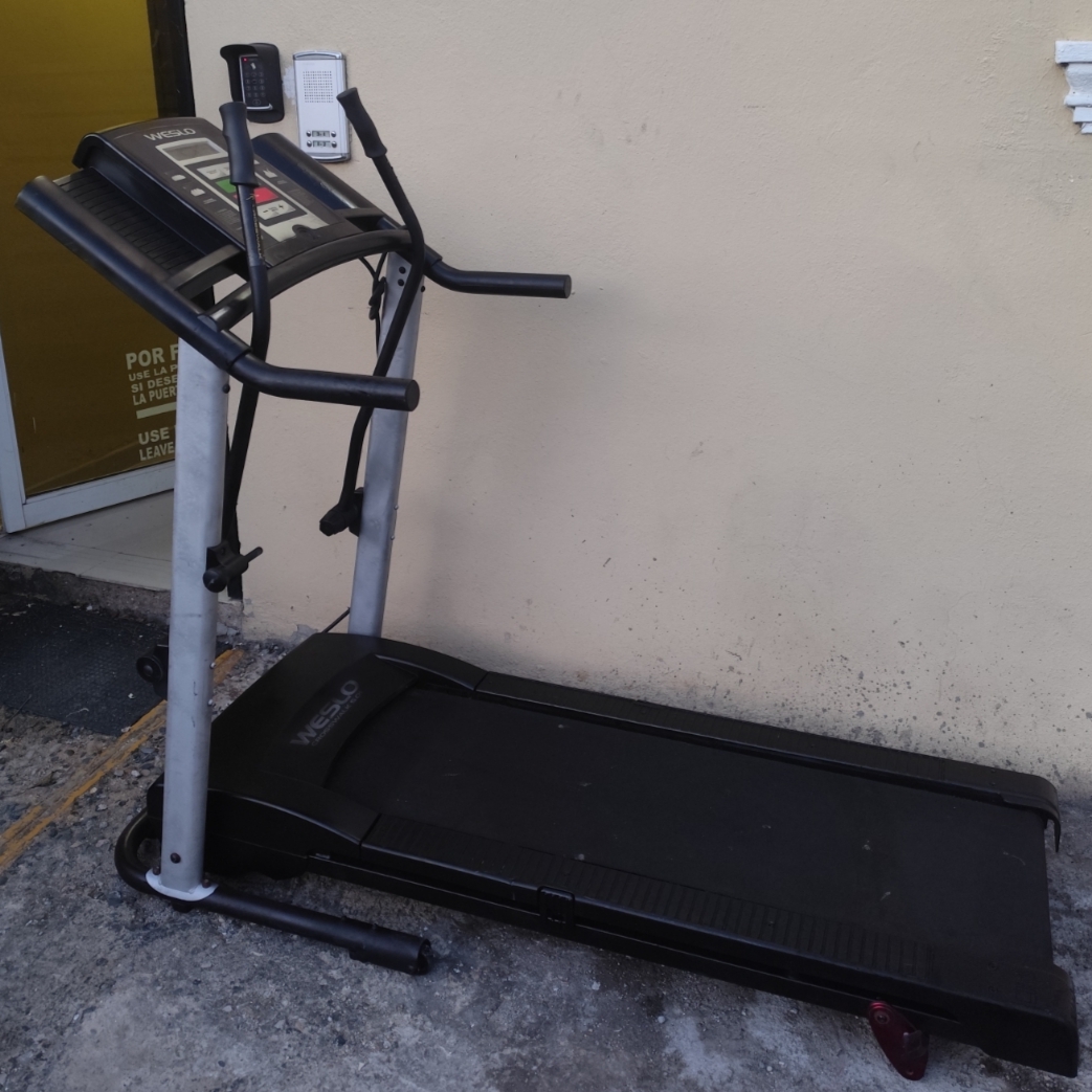 deportes - caminadora electrica con ejercicio de brazos marca weslo 1