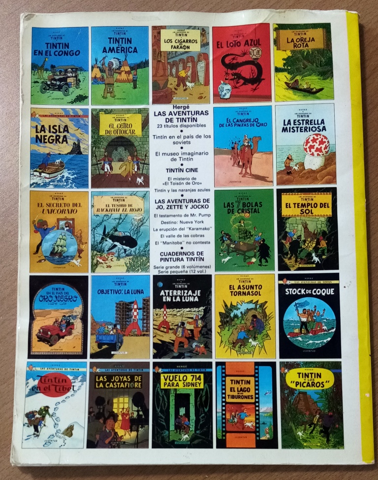hobby y coleccion - Libro de historietas clasico de Tin Tin :El Tesoro de Rackham el Rojo.Herge 1
