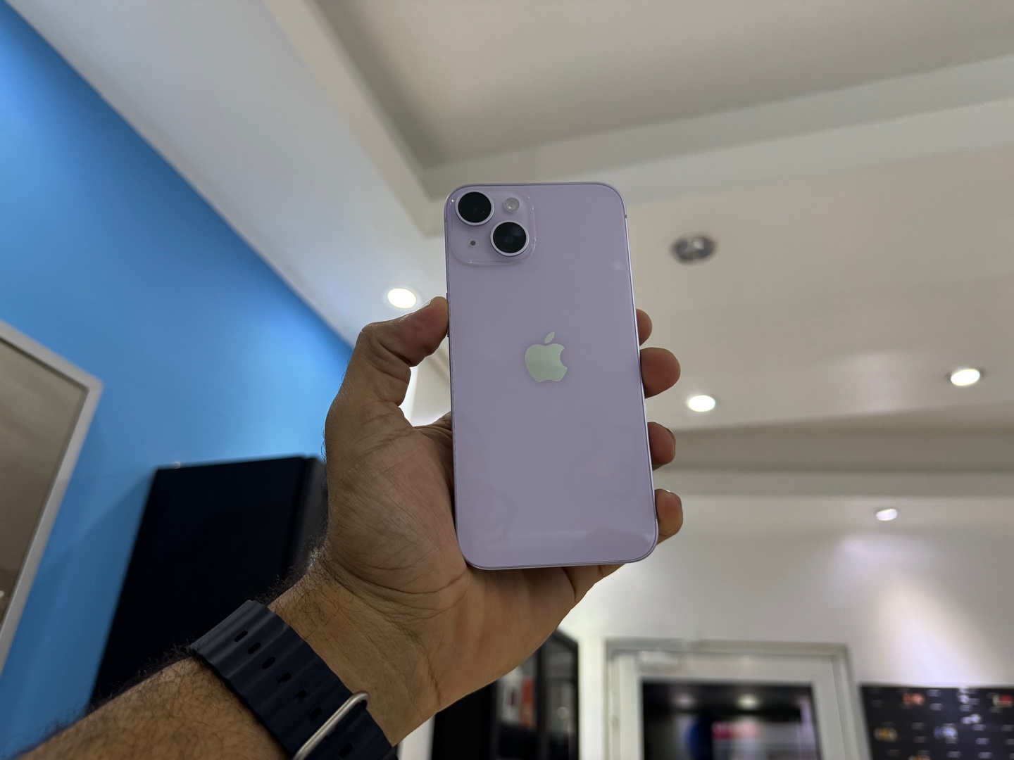 celulares y tabletas - iPhone 14 128GB Morado Nuevo, Desbloqueado, Garantía, RD$ 43,500 NEG!! 0