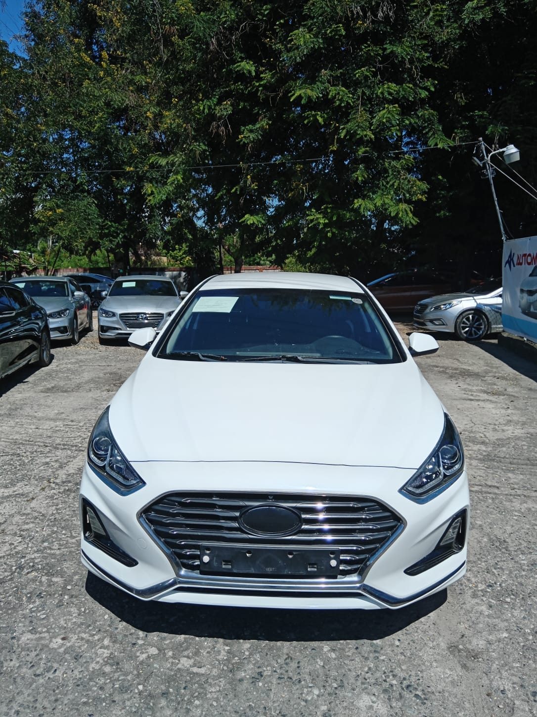 carros - HYUNDAI SONATA NEW RISE 2018 BLANCO 1