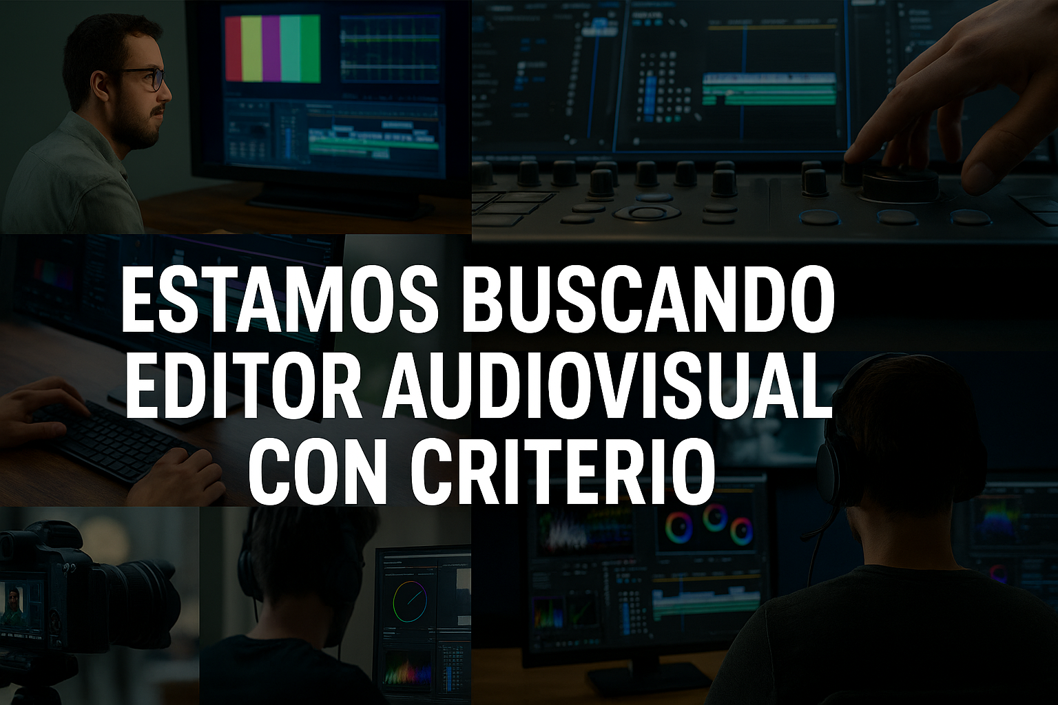 empleos disponibles - SE BUSCA EDITOR AUDIOVISUAL CON CRITERIO 0