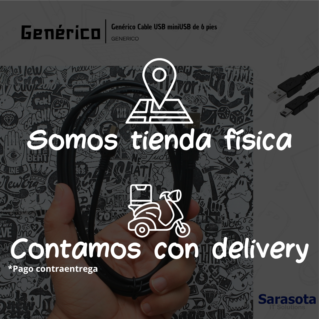 accesorios para electronica - Genérico Cable USB miniUSB de 6 pies 2