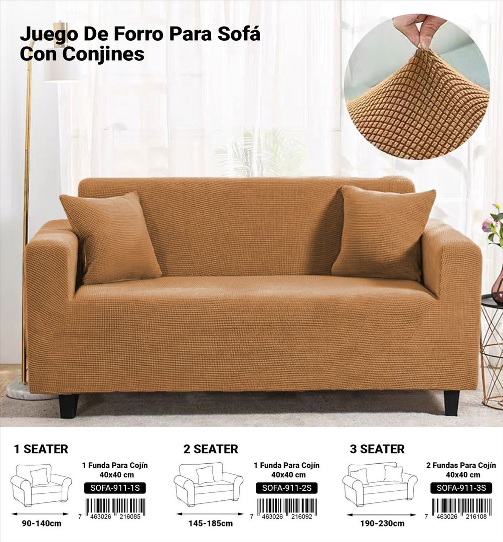 muebles y colchones - FORROS DE MUEBLES EN OFERTA ESPECIAL CON FORRO DE COJIN GRATIS.

 3
