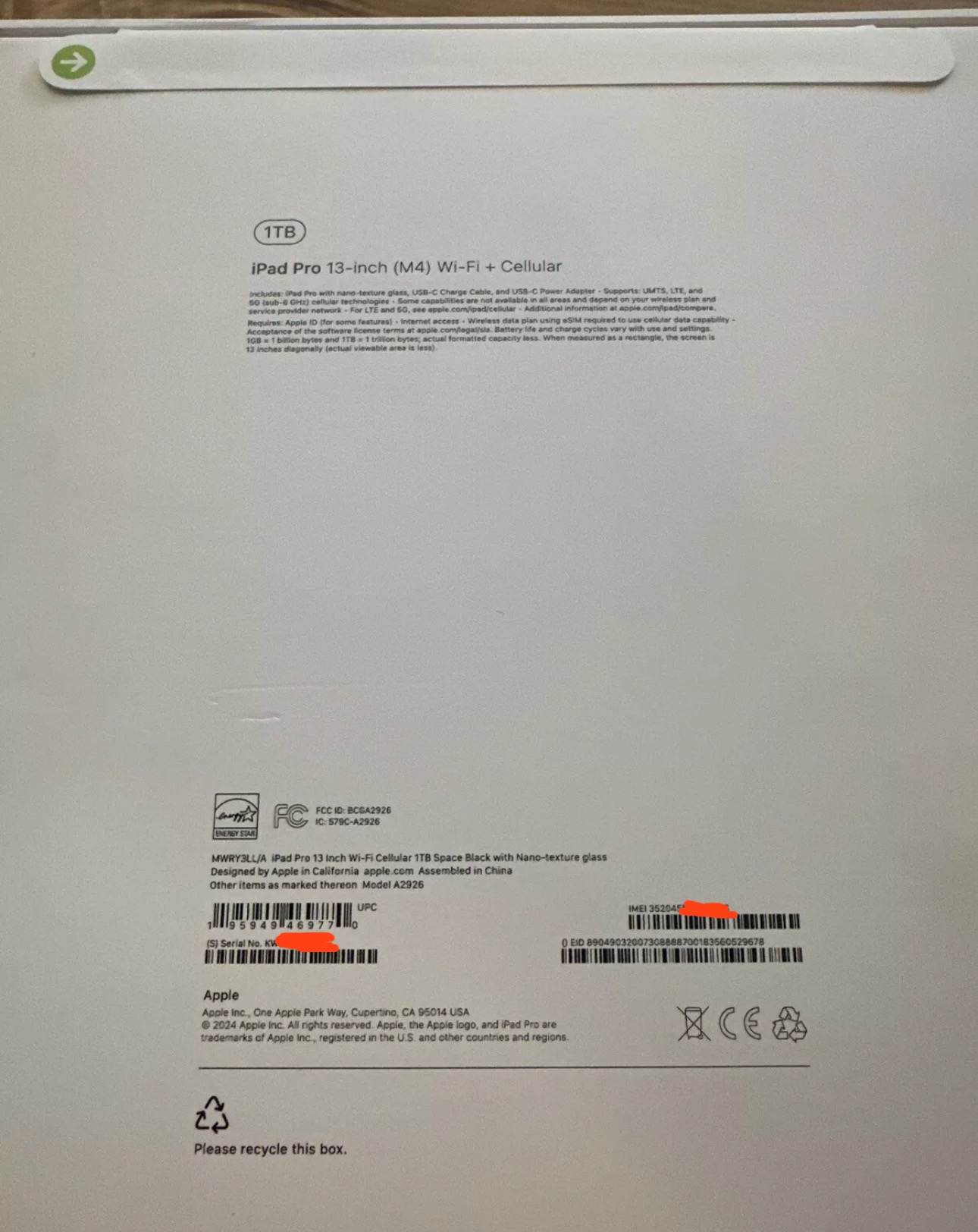 celulares y tabletas - iPad Pro 13” 1TB Chip M4 7ma Generación  2