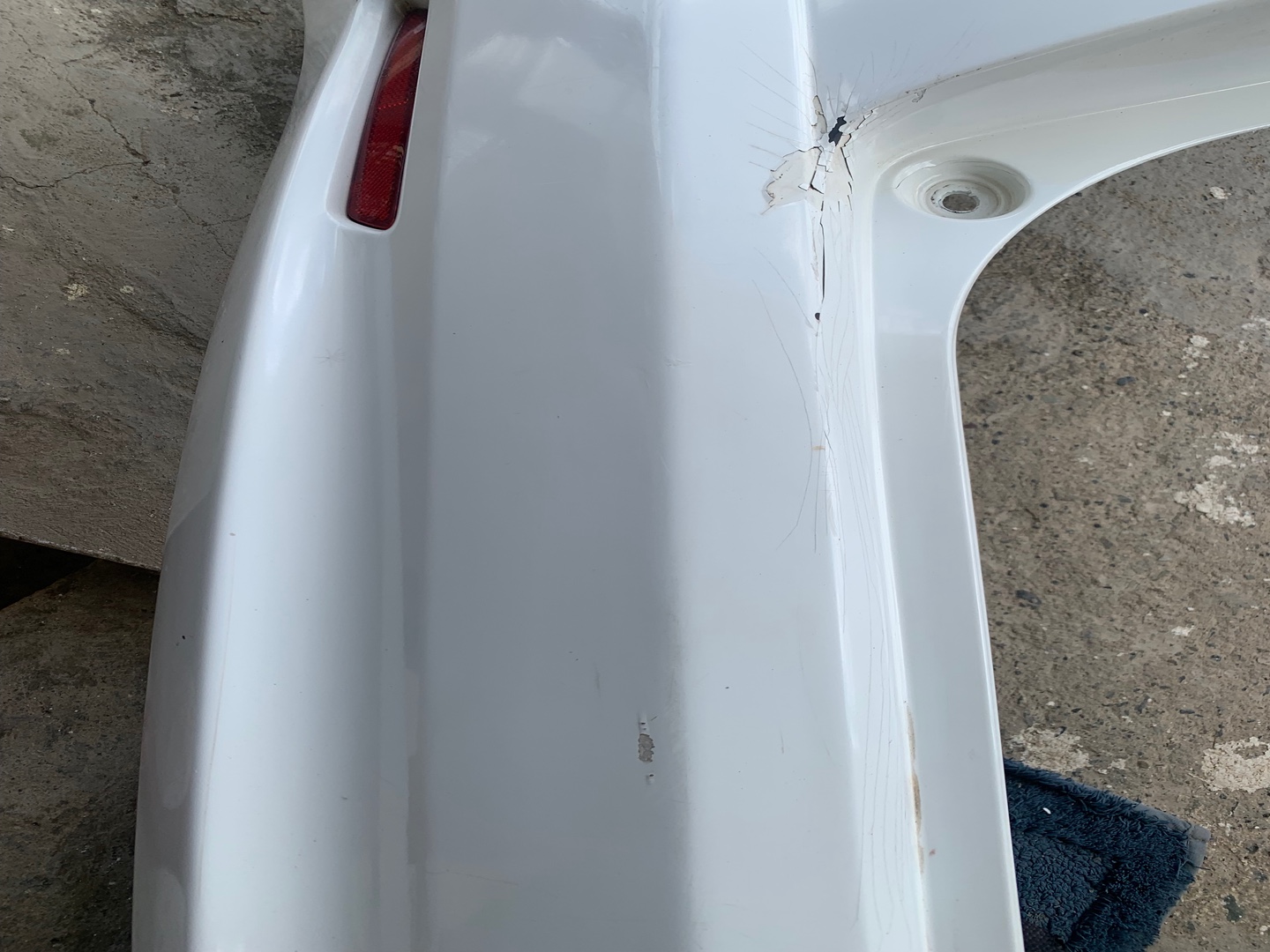 repuestos - Bumper honda fit blanco  2