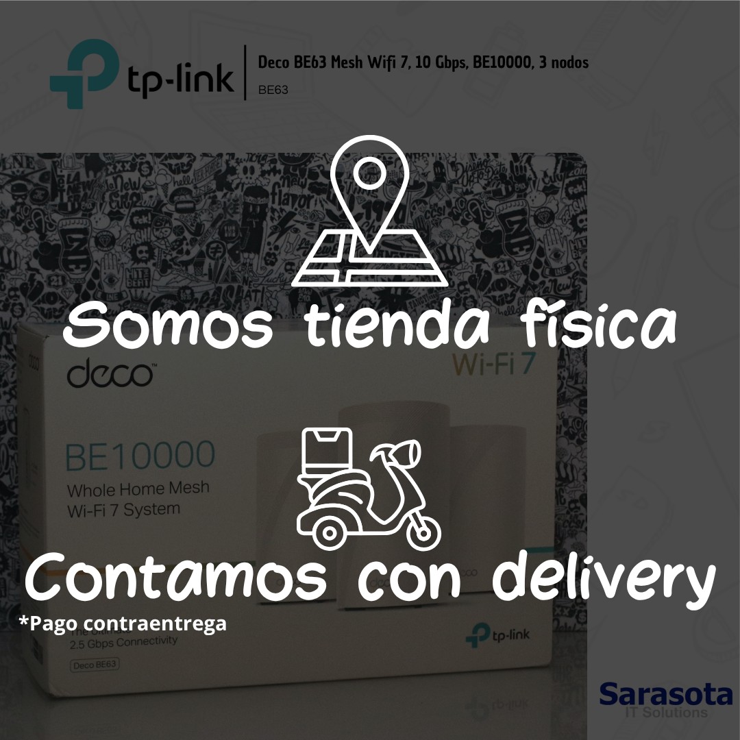 accesorios para electronica - Tp-Link Deco BE63 Mesh Wifi 7, 10 Gbps, BE10000 2