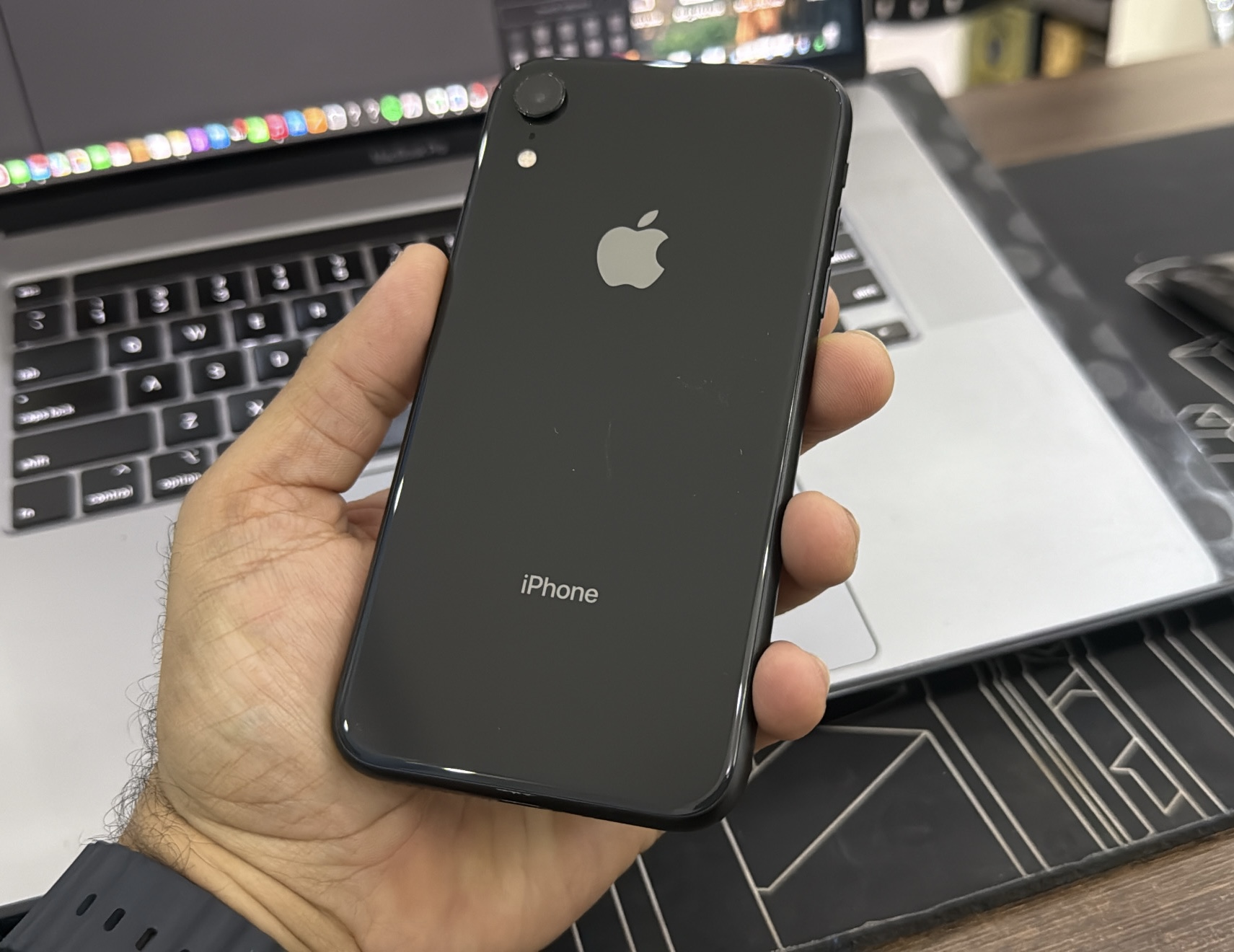 celulares y tabletas - iPhone XR 64GB Negro Usado, Desbloqueado,$ 9,500 