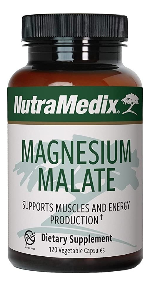 Salud y Equipamiento Médico - Malato De Magnesio 120cap Nutra