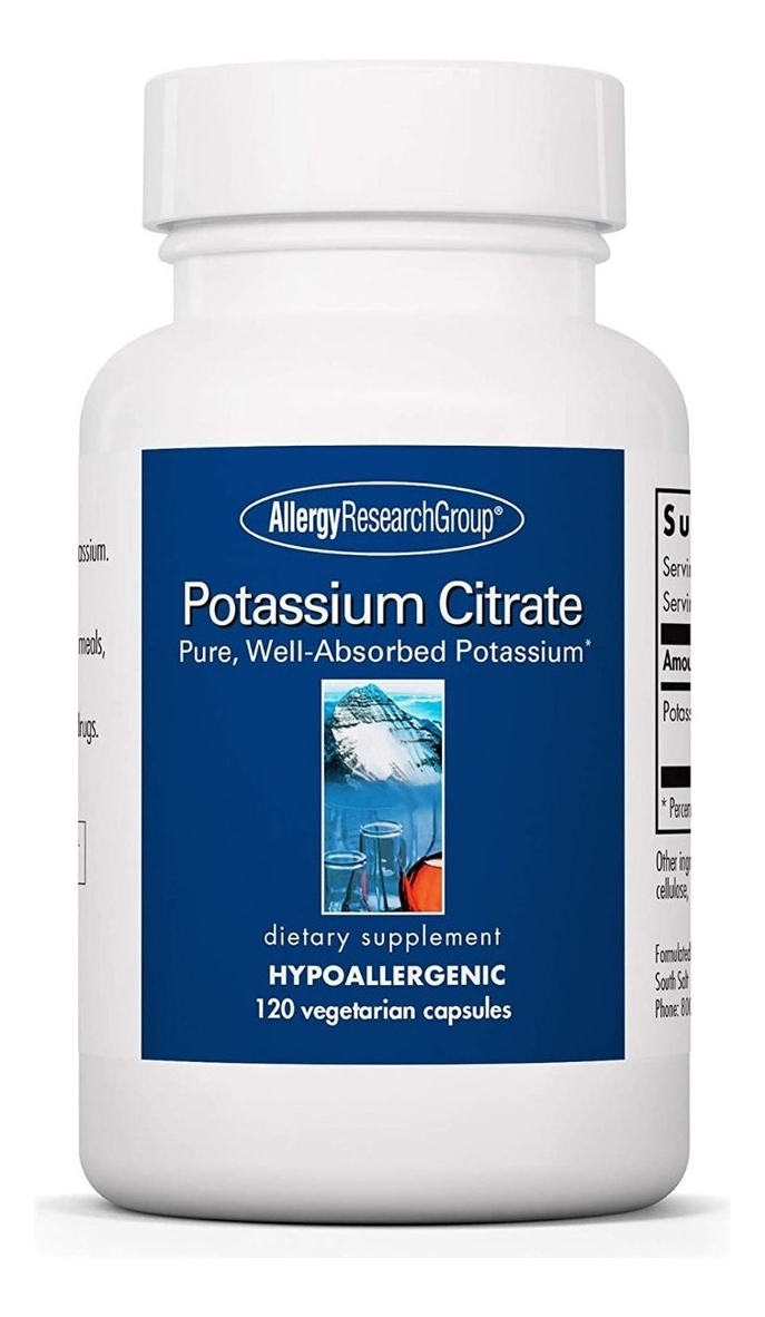 Salud y Equipamiento Médico - Potasio 120 Cap Allergy Research