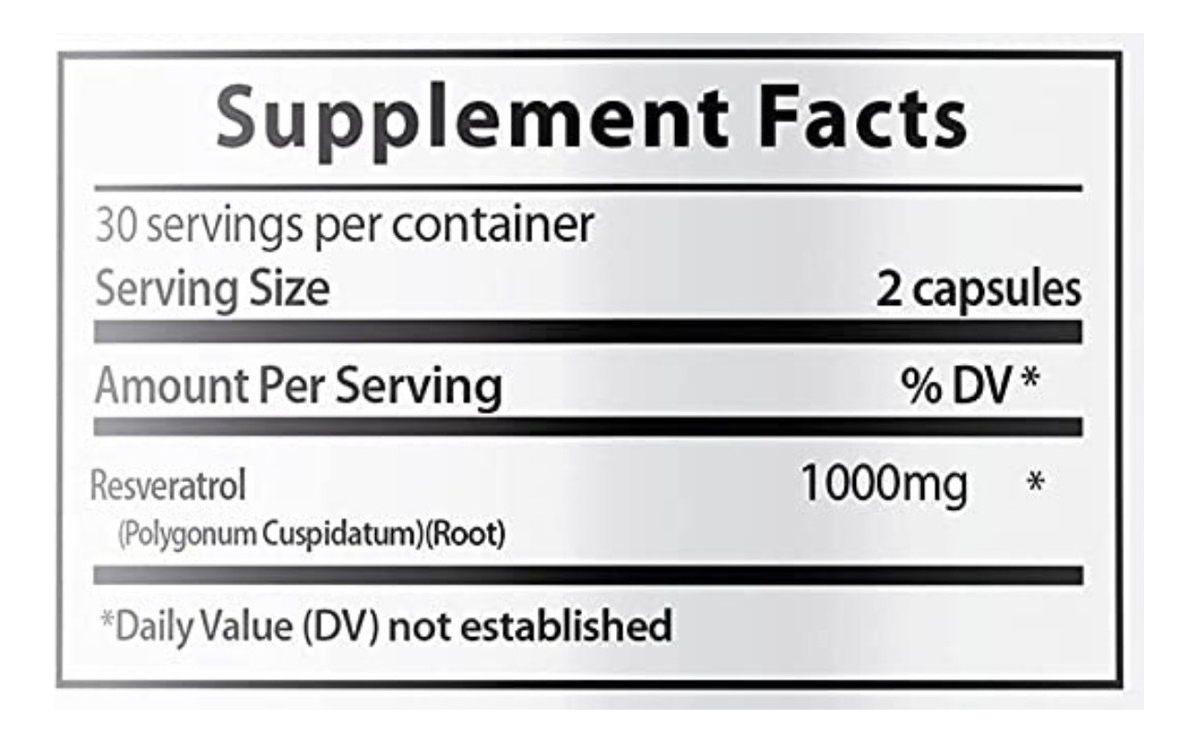 Salud y Equipamiento Médico - Sundhed - Resveratrol 60 capsulas 1