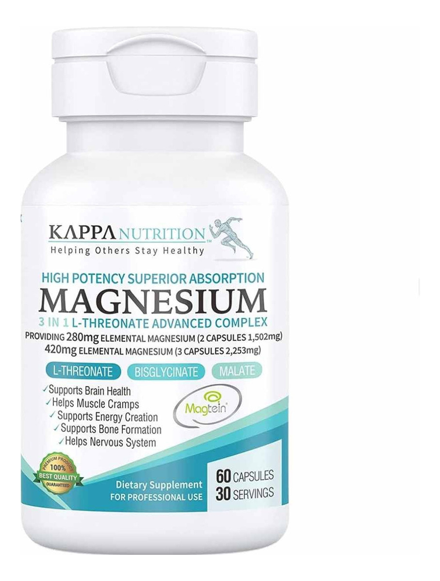 Salud y Equipamiento Médico - Complejo Magnesio 60 capsulas Kappa N 0