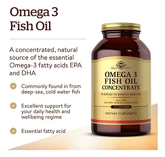 Salud y Equipamiento Médico - Solgar Concentrado De Aceite De Pescado Omega-3 120 Capsulas 1
