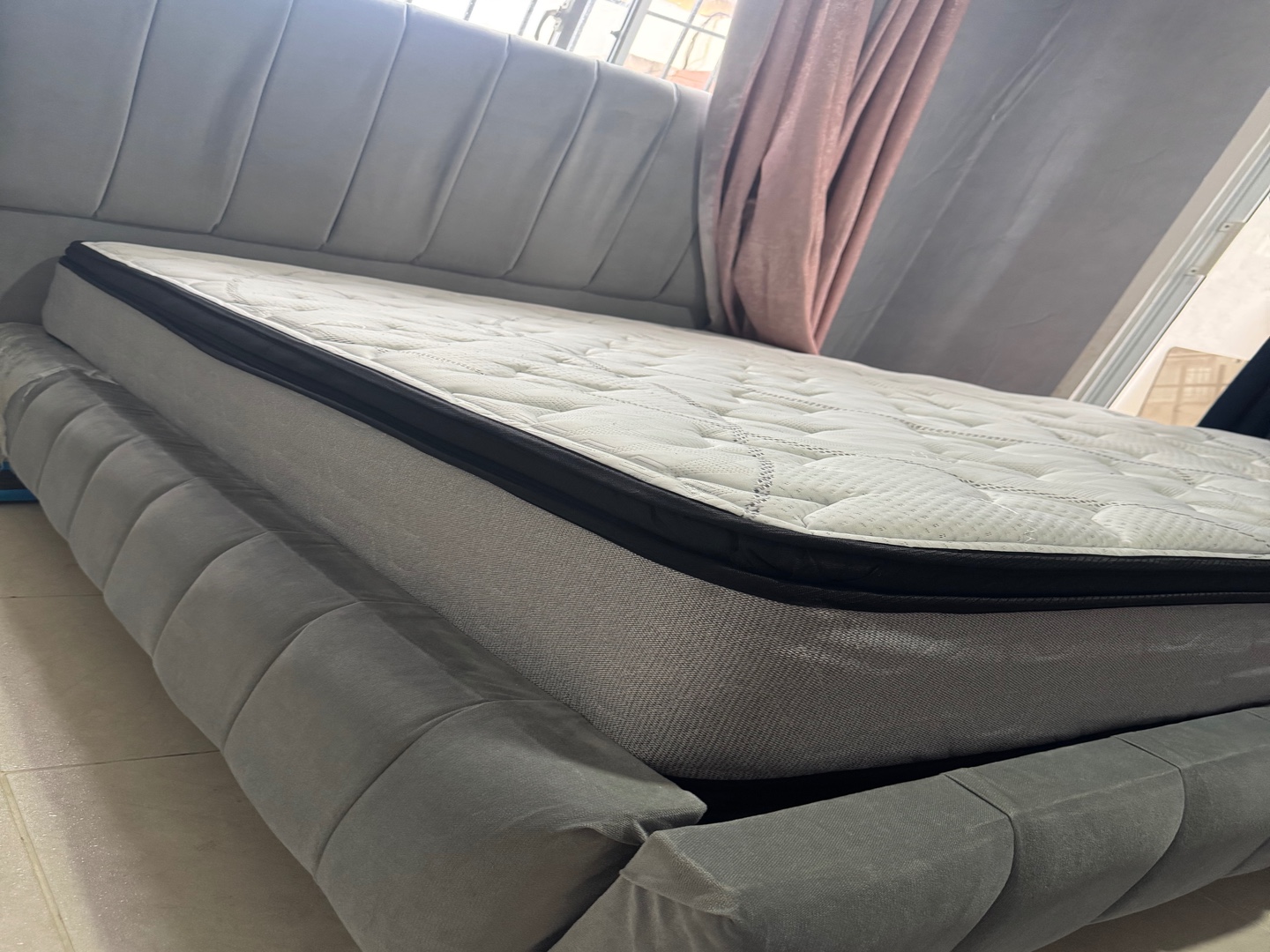 muebles y colchones - Cama completa colchón marca Seally Pillow Top 4