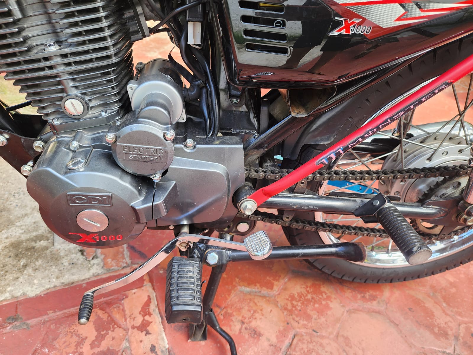 motores y pasolas - X-1000 CG-150 NEGRO 1